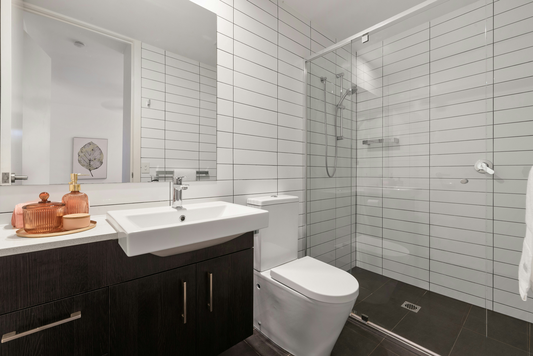Schnelle Reinigung im Badezimmer